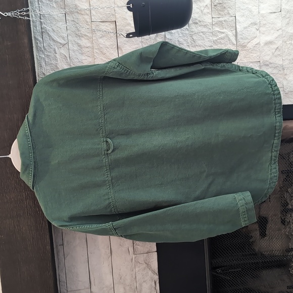 Zara Oversized Washed Green Denim Shacket for Women. NWOT!! - Picture 8 of 10
